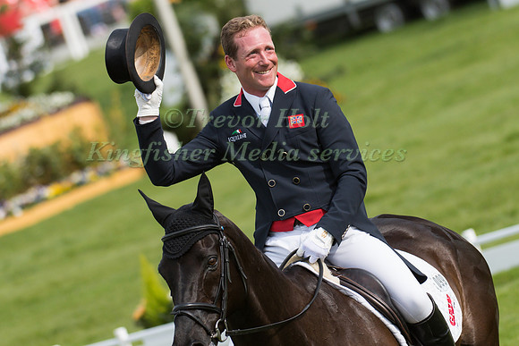 Oliver Townend of Great Britain  riding Black Tie