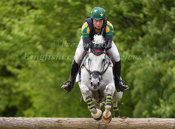 DARAGH  BYRNE (IRL) RIDING PERUISING COMPETING IN THE CROSS COUNTRY PHASE OF THE  CIC TWO STAR COMPETITION AT THE  2017 ROCKINGHAM CASTLE INTERNATIONAL HORSE TRIAL.