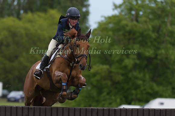 ELIZA STODDART (GBR) RIDING DICK O MALLEY COMPETING IN THE CROSS COUNTRY PHASE OF THE  CIC TWO STAR COMPETITION AT THE  2017 ROCKINGHAM CASTLE INTERNATIONAL HORSE TRIAL.