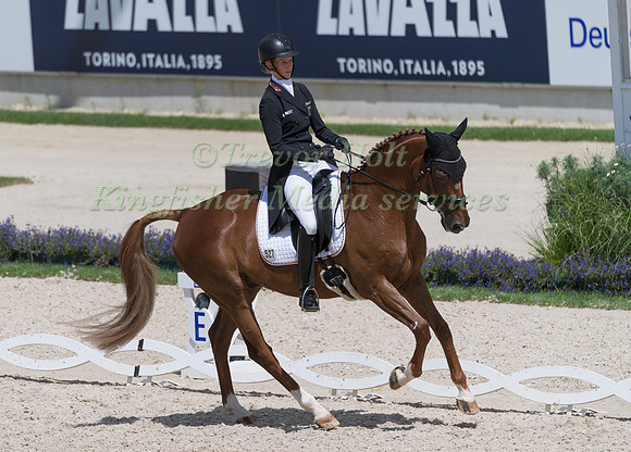 SANDRA AUFFARTH (GER) AND OPGUN LOUVO