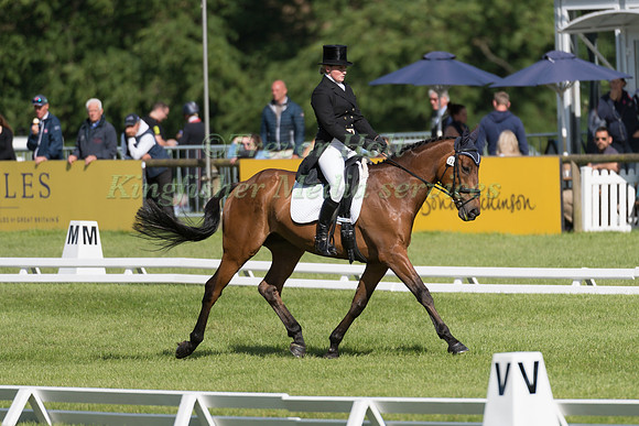 CHARLOTTE DENNIS (GBR) AND DHI HOT CHIP TAKING PART IN THE DRESSAGE PHASE OF THE  UNDER 25 CCI THREE STAR COMPETITION AT THE 2017 EQUI-TREK BRAMHAM INTERNATIONAL HORSE TRIALS
