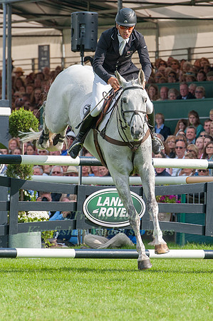 Andrew Nicholson (NZL) riding Avebury taking part in the Show Jumping Phase