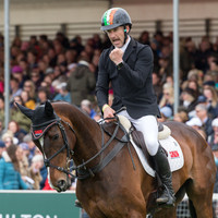 Ciaran Glynn (IRL) and  November Night  taking part in the Show Jumping phase of the 2019 Mitsubishi Motors Badminton Horse Trials
