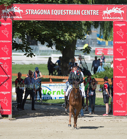 KRISTINA COOK (GBR) AND BILLY THE RED