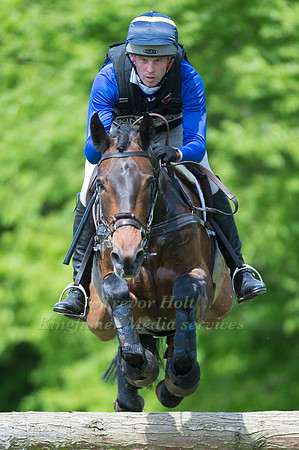 HENRY DOVE  RIDING CAPTAIN ON THE MOVE COMPETING IN THE CROSS COUNTRY PHASE OF THE  INTERMEDIATE  COMPETITION AT THE  2017 ROCKINGHAM CASTLE INTERNATIONAL HORSE TRIAL.
