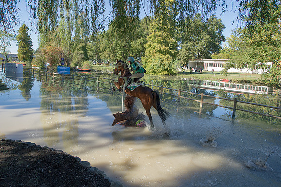 Sarah Ennis (IRL) riding Horseware Stellor Rebound