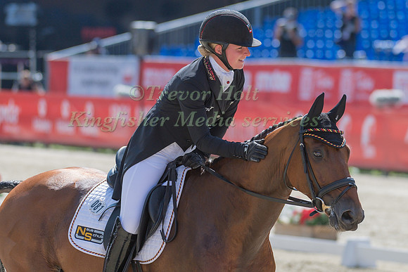 JULIA KRAJEWSKI (GER) AND SAMOURAI DU THOT