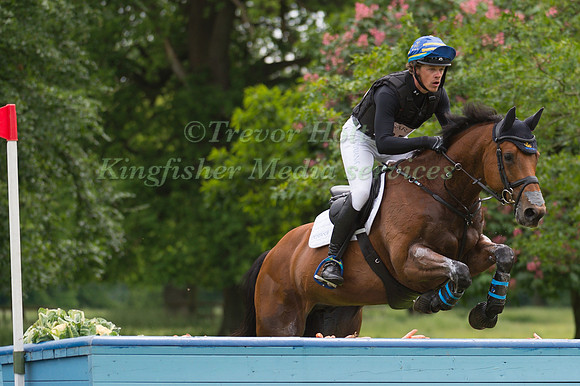 LUDWIG SVENNERSTAL (SWE) RIDING STINGER TAKING PART IN THE CROSS COUNTRY PHASE OF THE CICO THREE STAR AT THE 2017 HOUGHTON INTERNATIONAL HORSE TRIALS