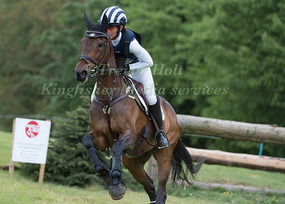 CAROLINE  POWELL (NZL) RIDING SPICE SENSATION COMPETING IN THE CROSS COUNTRY PHASE OF THE  INTERMEDIATE  COMPETITION AT THE  2017 ROCKINGHAM CASTLE INTERNATIONAL HORSE TRIAL.