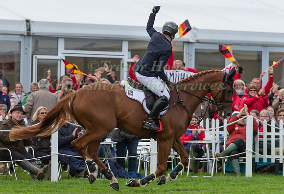 Michael Jung of Germany riding Fischer Takinou