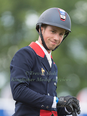 ALEXIS  GOURY (FRA) AND TROMPE L'OEIL D'EMERY TAKING PART IN THE DRESSAGE PHASE OF THE  UNDER 25 CCI THREE STAR COMPETITION AT THE 2017 EQUI-TREK BRAMHAM INTERNATIONAL HORSE TRIALS