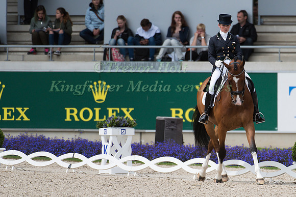 Judy Reynolds (IRL) and Zigal  taking part in the Prize of VUV - Vereinigte Unternehmerverbände Aachen Prix St. Georges CDI4*