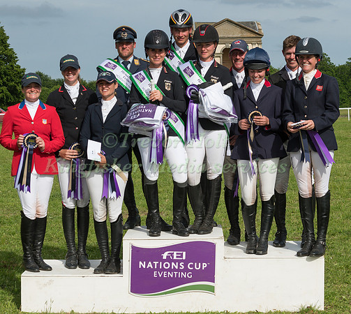 Team Presentation of the Nations Cup at the 2017 Houghton International Horse Trials