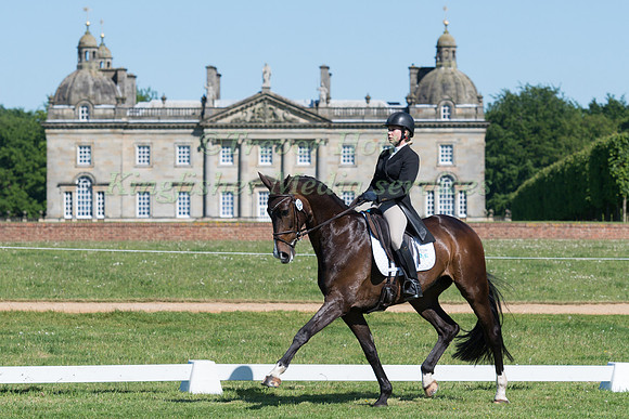 PAULIINA SWINDELLS RIDING FERRO S IN THE DRESSAGE PHASE OF THE CICO THREE STAR AT THE 2017 HOUGHTON INTERNATIONAL HORSE TRIALS