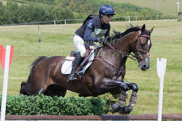 MOLLIE SUMMERLAND (GBR) AND CHARLY VAN TER HEIDEN TAKING PART IN THE CROSS COUNTRY PHASE OF THE CCI-S4* COMPETITION AT THE 2019 BARBURY HORSE TRIALS