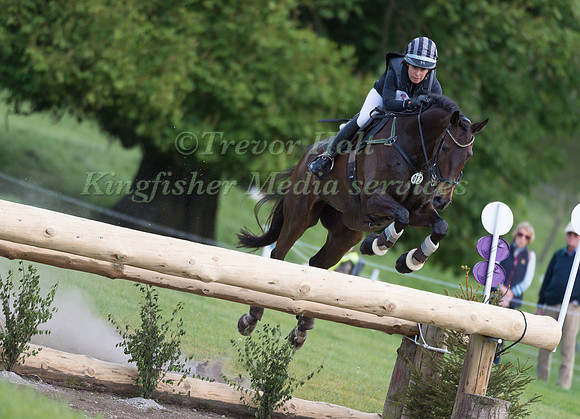 BETTINA  HOY (GER) RIDING  DESIGNER 10  IN THE CROSS COUNTRY PHASE OF THE  EVENT RIDERS MASTERS COMPETITION AT THE  2017 DODSON AND HORRELL CHATSWORTH INTERNATIONAL HORSE TRIAL.