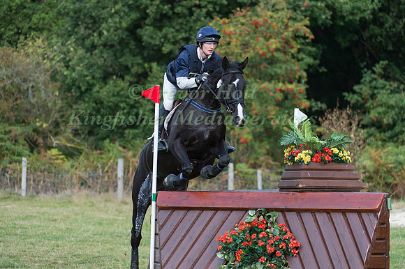 Paul Sims of Great Britain riding  THEODORE