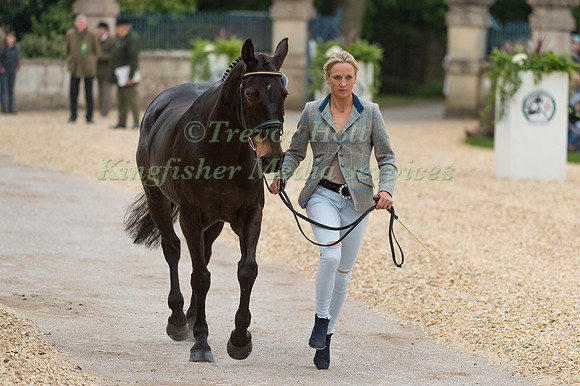 Lissa Green (GBR) and Malin Head Clover at the Final  Horse Inspection of the 2017 Mitsubishi Motors Badminton Horse Trials