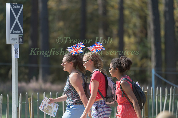 British supporters on the cross country course