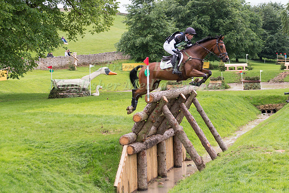 JAMIE ATKINSON (GBR) AND CELTIC FORTUNE TAKING PART IN THE CROSS COUNTRY PHASE OF THE  CIC THREE STAR COMPETITION AT THE 2017 EQUI-TREK BRAMHAM INTERNATIONAL HORSE TRIALS