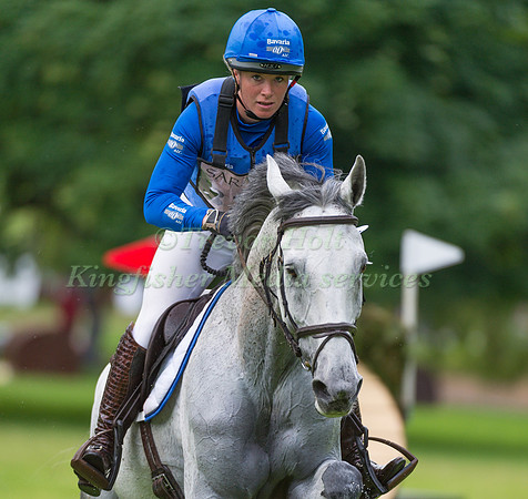ELAINE PEN (NED) RIDING CHIVERS TAKING PART IN THE CROSS COUNTRY PHASE OF THE CICO THREE STAR AT THE 2017 HOUGHTON INTERNATIONAL HORSE TRIALS