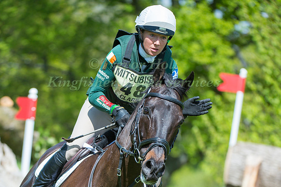 Aoife Clark (IRL) riding Vaguely North