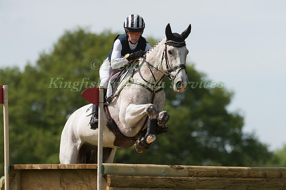CAROLINE  POWELL (NZL) RIDING SINATRA FRANK BABY COMPETING IN THE CROSS COUNTRY PHASE OF THE  INTERMEDIATE  COMPETITION AT THE  2017 ROCKINGHAM CASTLE INTERNATIONAL HORSE TRIAL.