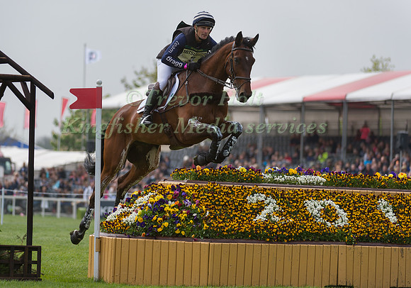 Alexander Bragg (GBR) riding Zagreb in the Cross Country phase of the 2017 Mitsubishi Motors  Badminton Horse Trials