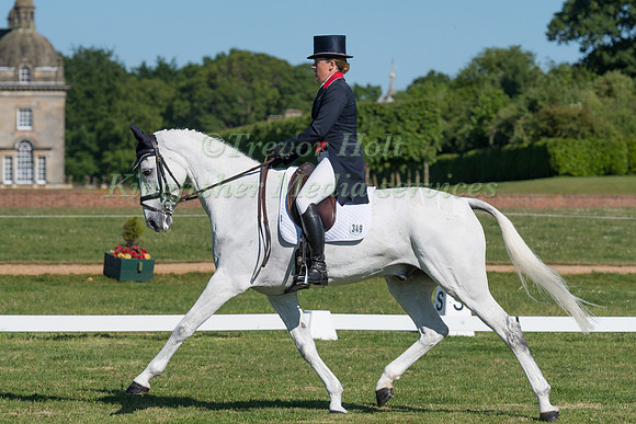 PIPPA FUNNELL (GBR) RIDING BILLY THE BIZ IN THE DRESSAGE PHASE OF THE CICO THREE STAR AT THE 2017 HOUGHTON INTERNATIONAL HORSE TRIALS