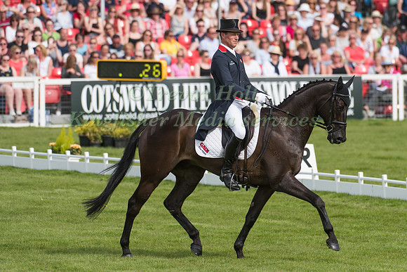 Oliver Townend of Great Britain  riding Black Tie