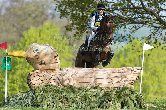 Charlotte Jenkins (GBR) riding Cuffesgrange Ars Royale