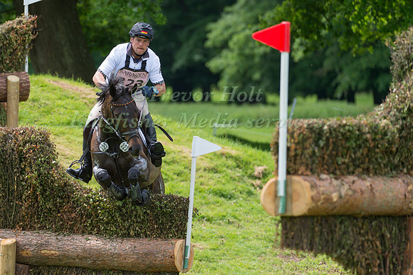 ANDREAS OSTHOLT (GER) RIDING SO IS ET TAKING PART IN THE CROSS COUNTRY PHASE OF THE CICO THREE STAR AT THE 2017 HOUGHTON INTERNATIONAL HORSE TRIALS