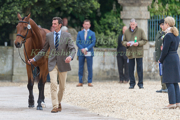 Mark Todd (NZL) and Leonidas II at the Final  Horse Inspection of the 2017 Mitsubishi Motors Badminton Horse Trials
