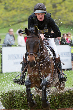 Gary B Parsonage riding  HIGHLAND CAVALIER