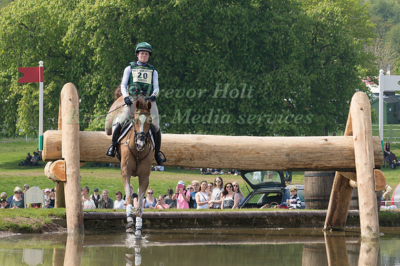 CLARE ABBOTT (IRL) RIDING  EURO PRINCE