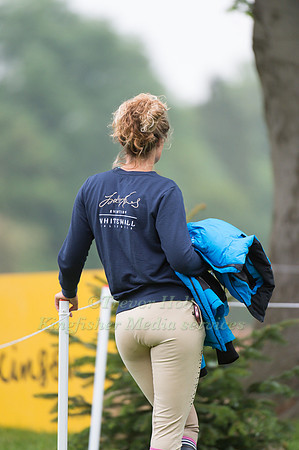Jodie Amos walking the Course