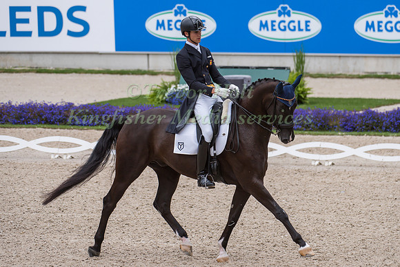Juan Matute Guimon (ESP) and Dhannie Ymas - taking part in the Prize of VUV - Vereinigte Unternehmerverbände Aachen Prix St. Georges CDI4*