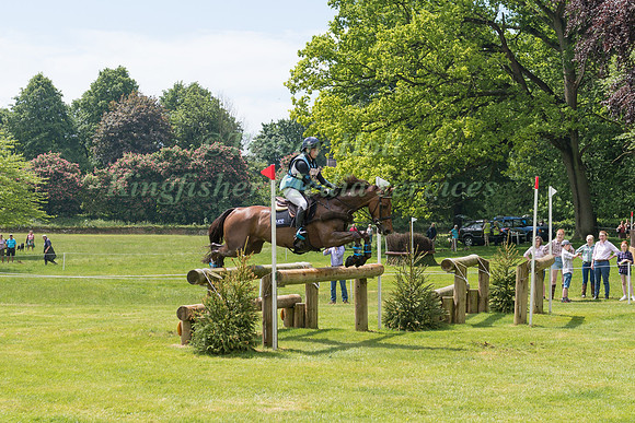 HARRIET UPTON (GBR) RIDING KILKENNY LADY  IN THE CROSS COUNTRY PHASE OF THE CCI ONE STAR AT THE 2017 HOUGHTON INTERNATIONAL HORSE TRIALS