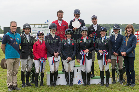 WINNERS PODIUM FOR THE CIC THREE STAR COMPETITION