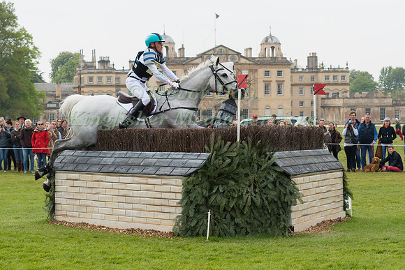 Andrew Hoy (AUS) riding The Blue Frontier in the Cross Country phase of the 2017 Mitsubishi Motors  Badminton Horse Trials