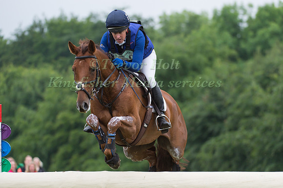 Kristina Cook (GBR) riding Billy The Red