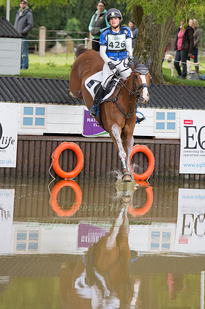 Lucienne  Elms (GBR)  riding Mistralou