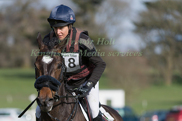 SARAH BULLIMORE  RIDING  IRISH TRUMP