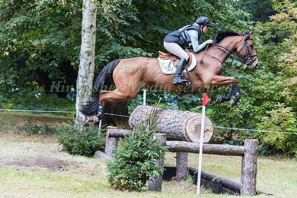 Grace Taylor of Great Britain riding  THINKATHEMONEY