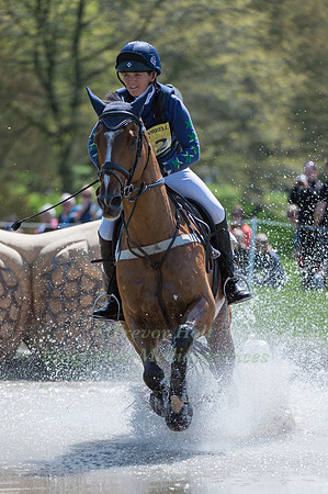 POLLY STOCKTON (GBR) RIDING  MISTER MACCONDY COMPETING IN THE CROSS COUNTRY PHASE OF THE  CIC THREE STAR COMPETITION AT THE  2017 DODSON AND HORRELL CHATSWORTH INTERNATIONAL HORSE TRIAL.