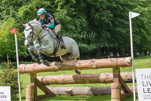 RHIAN SMITH (GBR) RIDING BORIS VII TAKING PART IN THE CROSS COUNTRY PHASE OF THE CICO THREE STAR AT THE 2017 HOUGHTON INTERNATIONAL HORSE TRIALS
