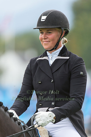 Sanna Siltakorpi of Finland riding Lucky Accord