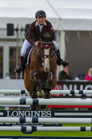 Hanne Wind Ramsgaard of Denmark riding Vestervangs Arami