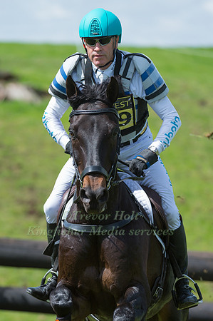 ANDREW  HOY (AUS) RIDING CHEEKY CALIMBO COMPETING IN THE CROSS COUNTRY PHASE OF THE  INTERMEDIATE  COMPETITION AT THE  2017 ROCKINGHAM CASTLE INTERNATIONAL HORSE TRIAL.
