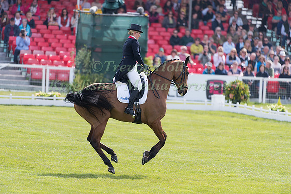 Zara Tindall of Great Britain  riding High Kingdom